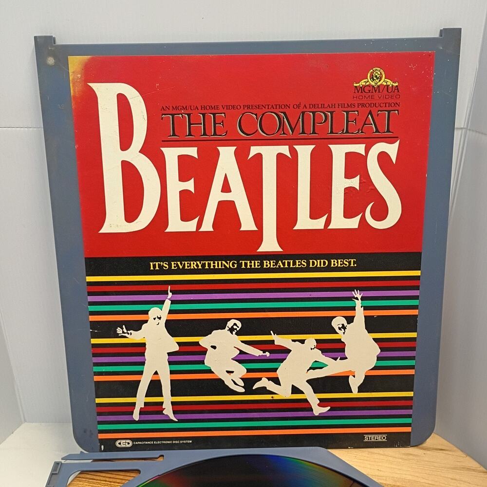 The Complete Beatles Movie RCA SelectaVision CED Videodisc MGM/UA 1981